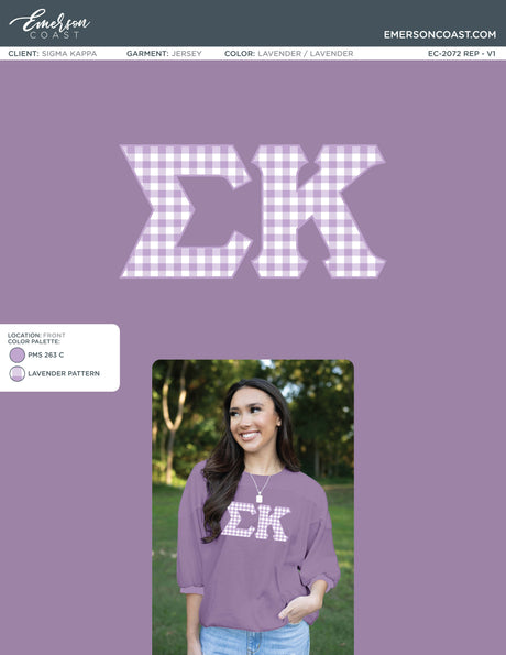 EC-2072 REP Sigma Kappa University of Tennessee at Chattanooga Jersey 2024-PR