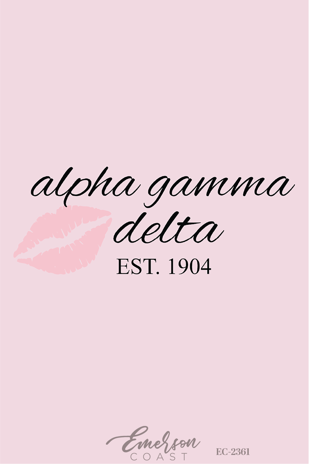 Alpha Gamma Delta Florida State University Kiss Tee