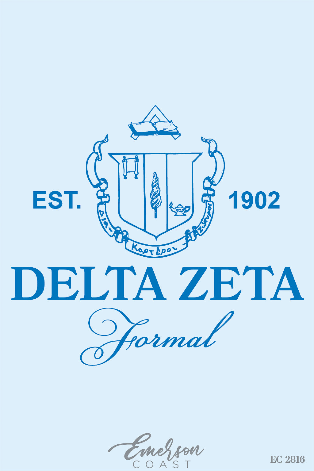 Delta Zeta Clemson University Formal Crewneck