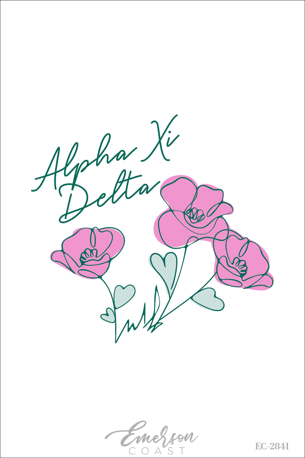Alpha Xi Delta University of Texas at Austin Floral PR Tshirt