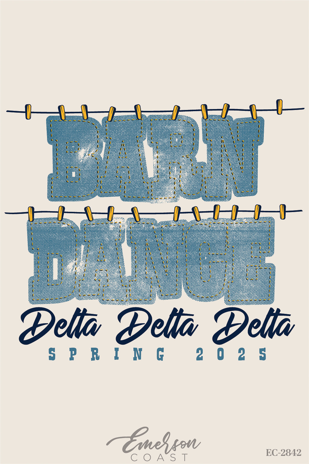Delta Delta Delta University of Richmond Barn Dance Formal Tee