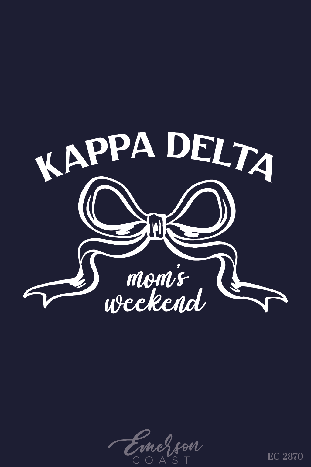 Kappa Delta Texas tech university Mom's Day Bow Tshirt
