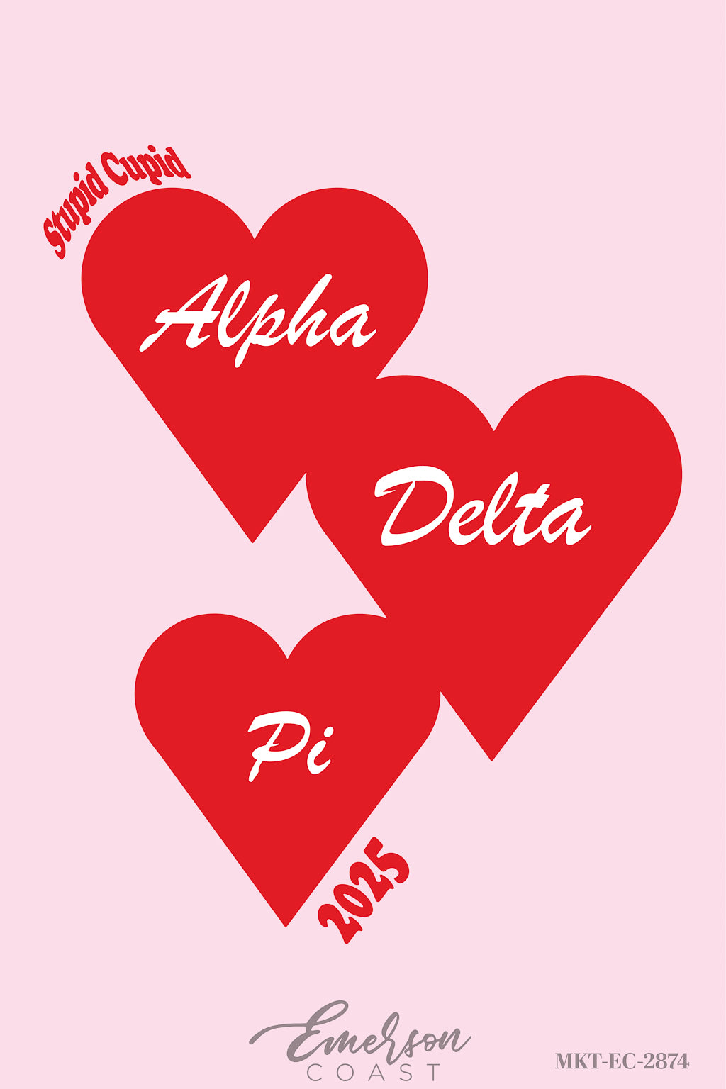 Alpha Delta Pi Georgia College & State University Stupid Cupid Function Tee