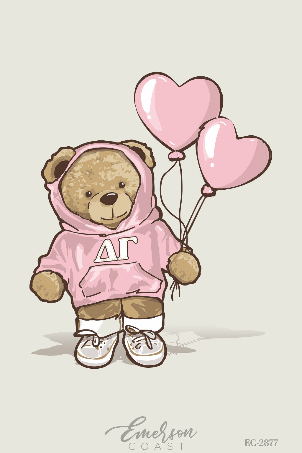 Delta Gamma Clemson University Teddy Bear Hoodie