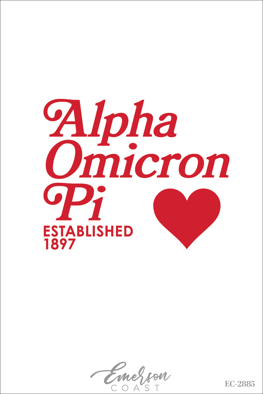 REP Alpha Omicron Pi Georgia College & State University Homecoming Tshirt
