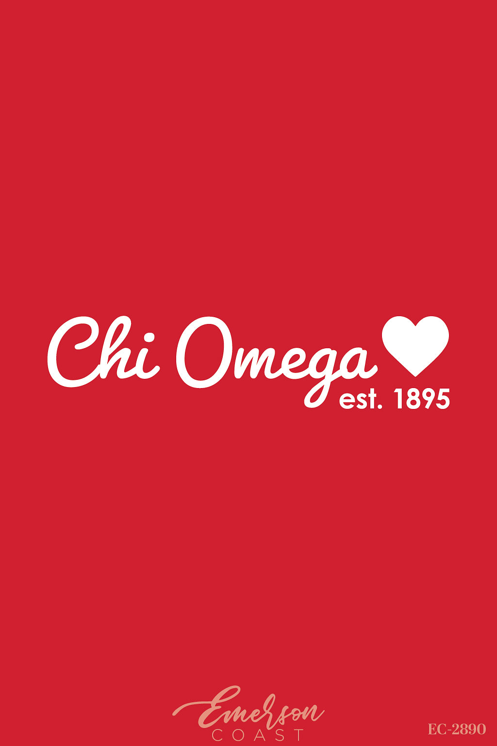 Chi Omega Red Recruitment Open House Tee