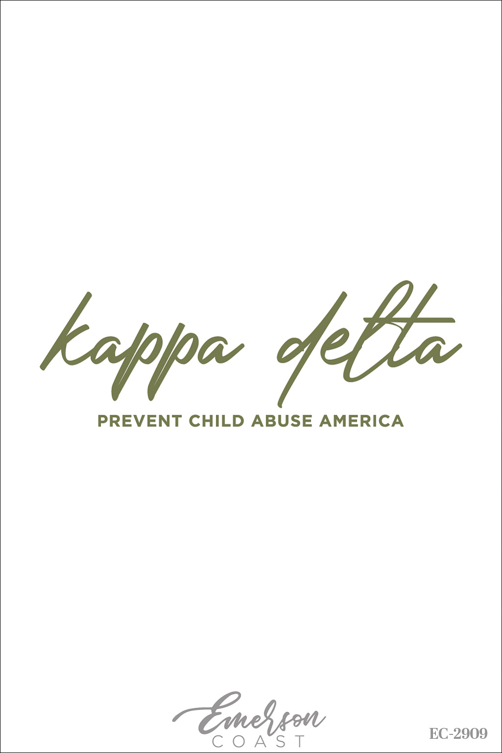 Kappa Delta Prevent Child Abuse America Philanthropy Tee