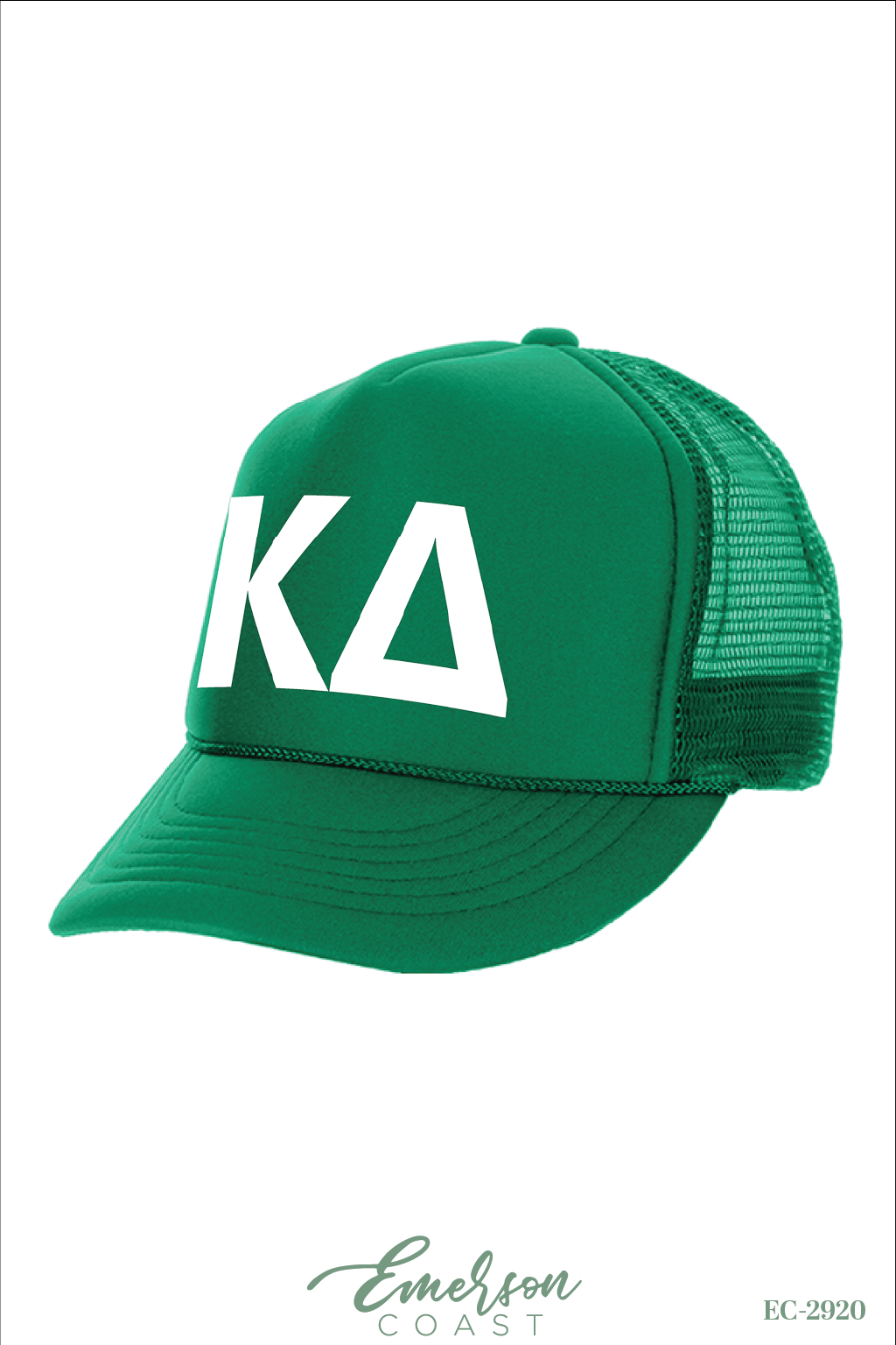 Kappa Delta Dark Green Bid Day Trucker Hat