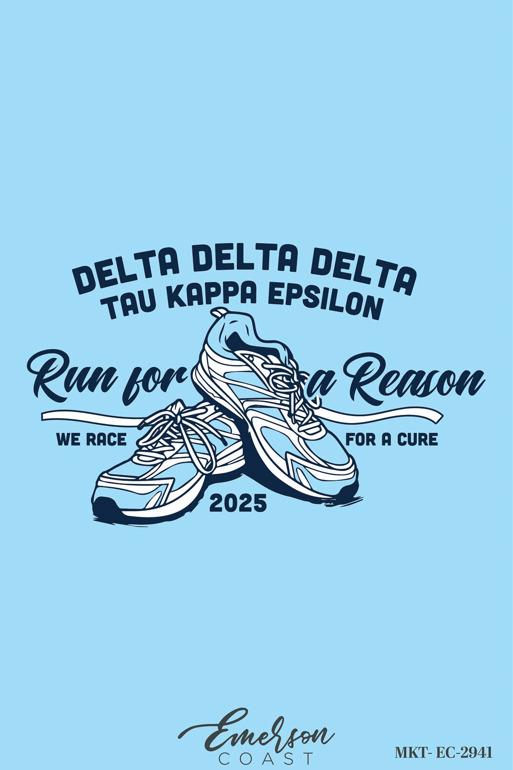 Delta Delta Delta Run For A Reason Philanthropy Tee