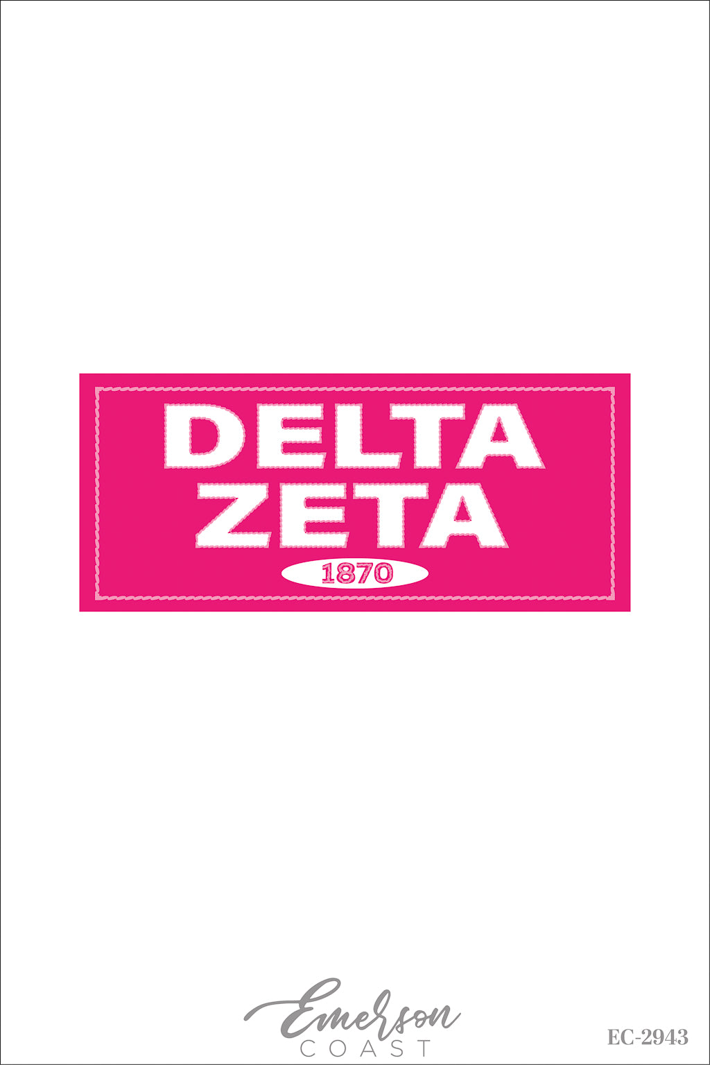 Delta Zeta West Texas A&M University Pink Patch PR Joggers