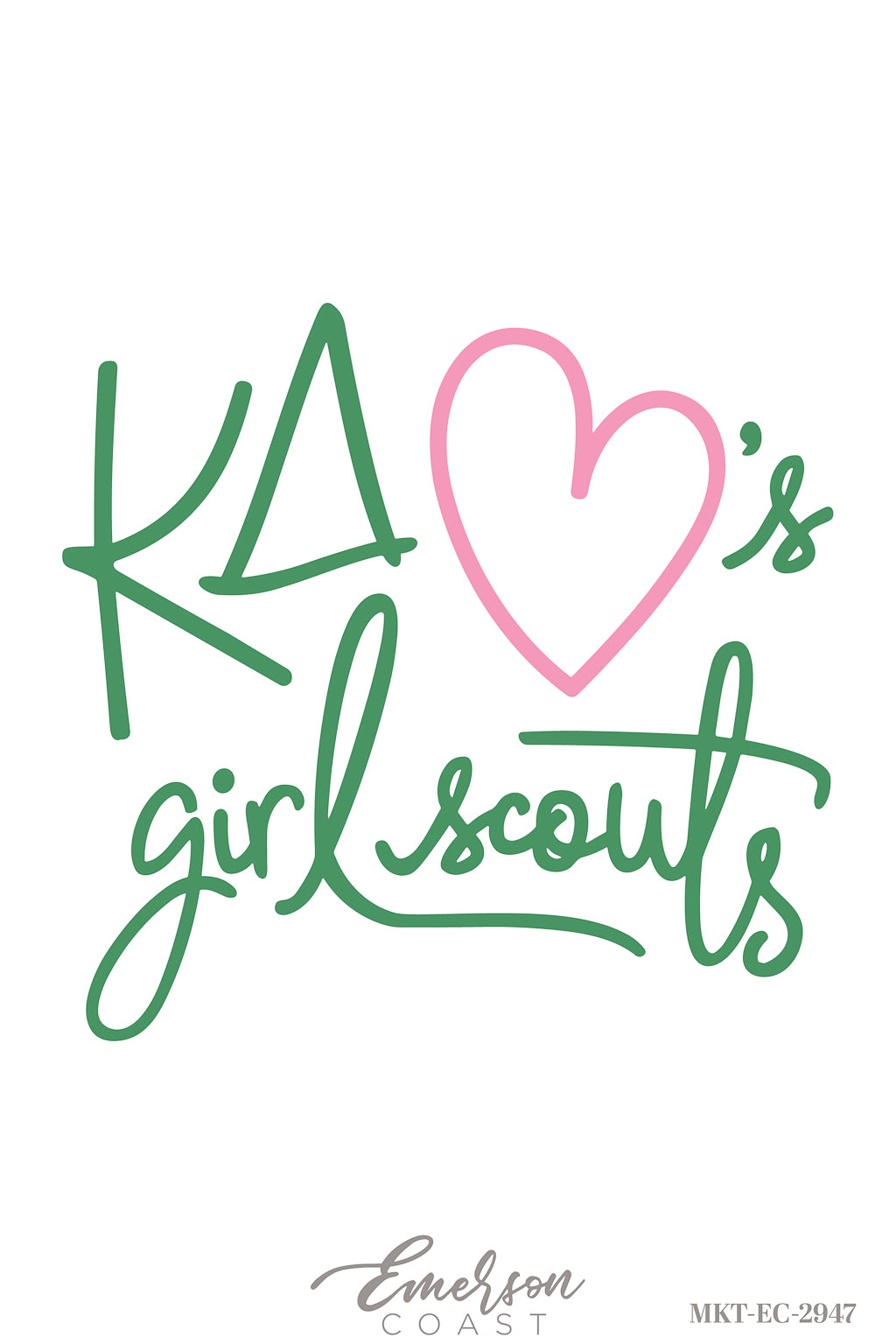 Kappa Delta Loves The Girl Scouts Doodle Tee