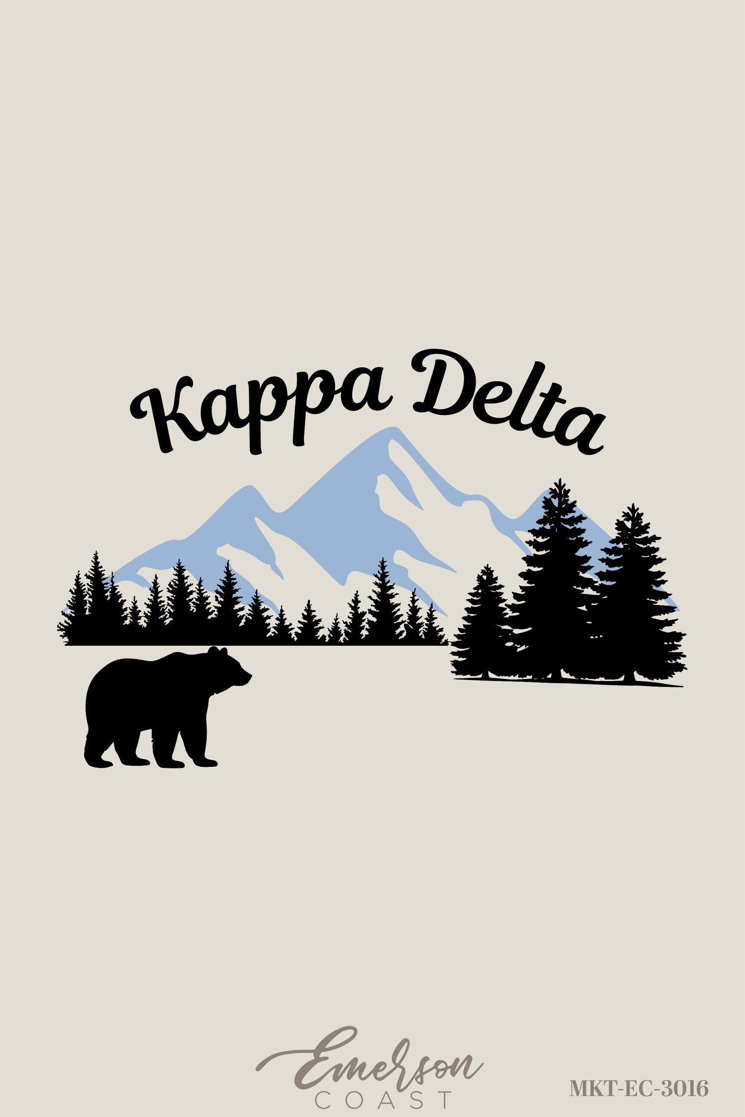 Kappa Delta Snow Place Like Home Bid Day Tee