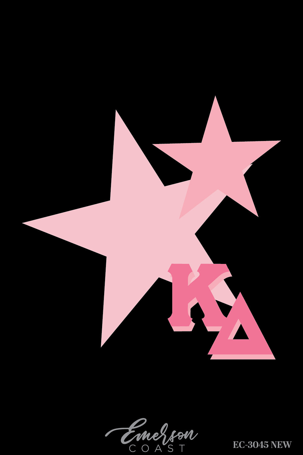 Kappa Delta Black Star Patchwork Hoodie