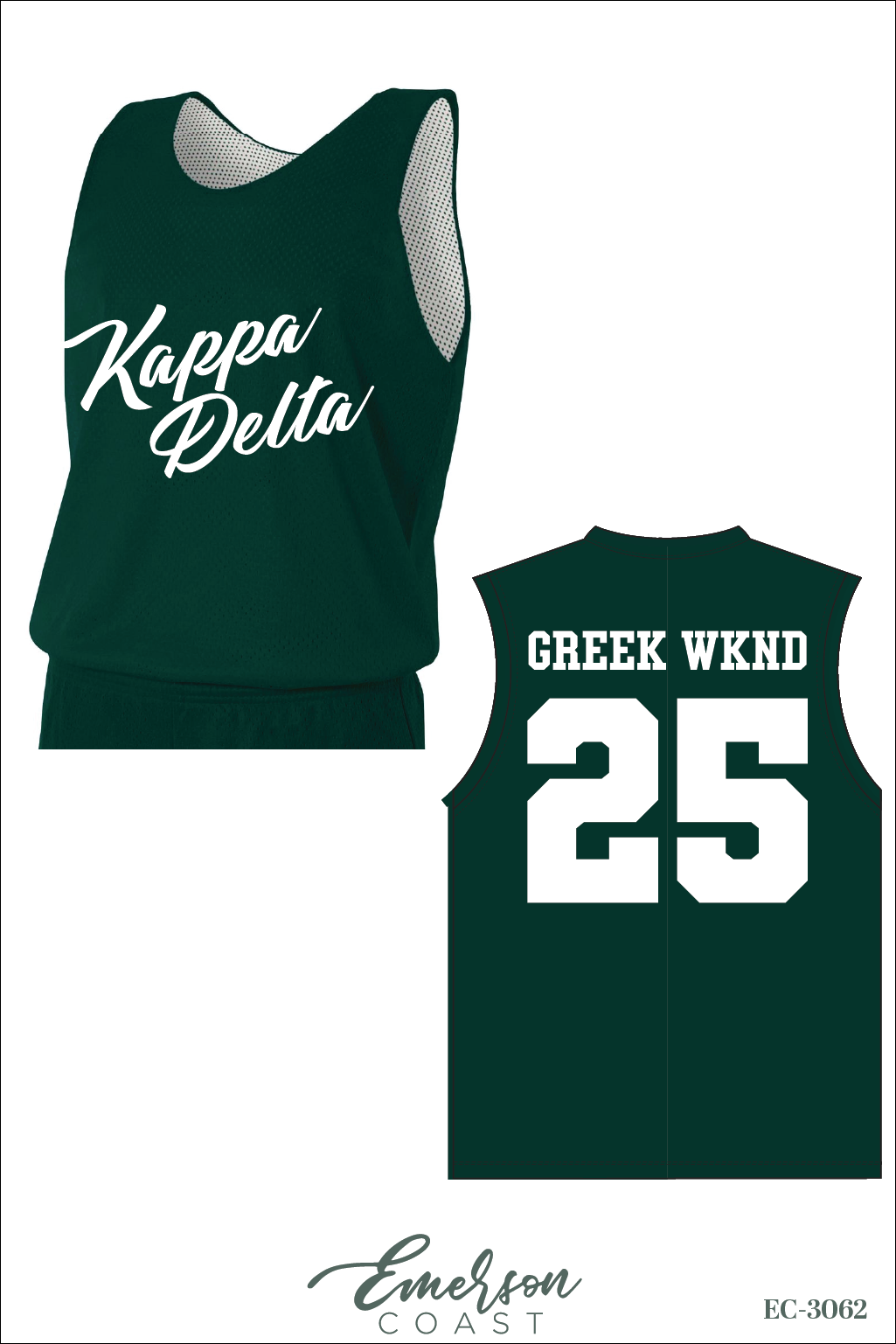 Kappa Delta Greek Weekend Mesh Cropped Jersey