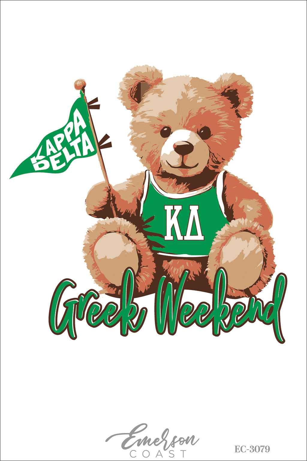 Kappa Delta Greek Weekend Teddy Bear Tshirt