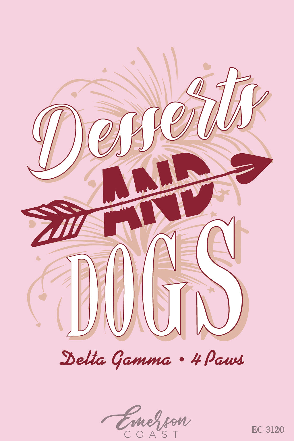 Delta Gamma Deserts and Dogs Philanthropy Tee