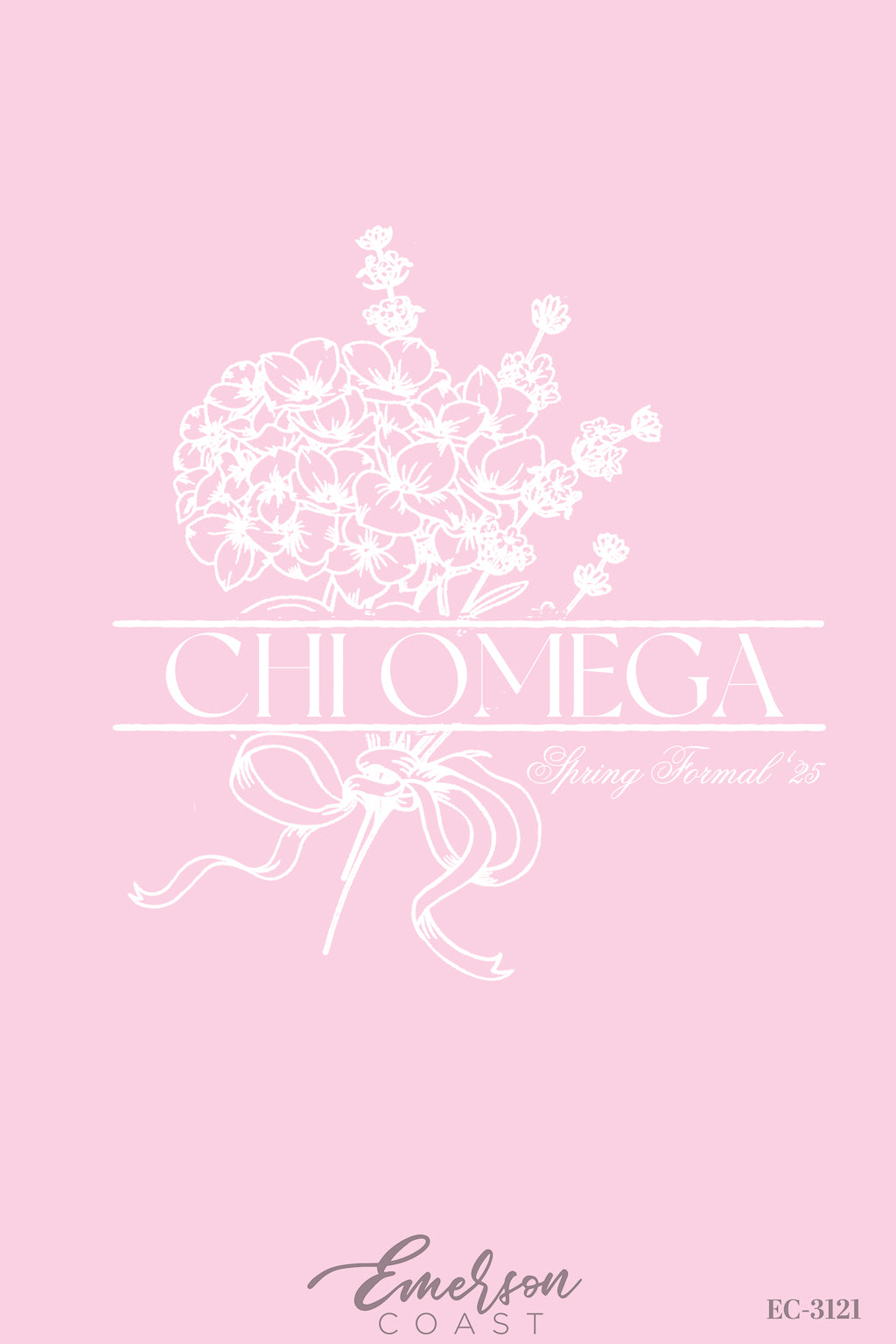 Chi Omega Hydrangea Spring Formal Tee