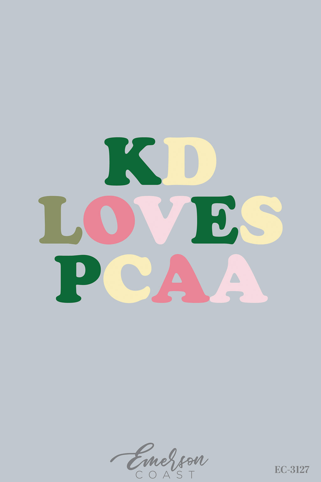 Kappa Delta Loves PCAA Pastel Philanthropy Tee