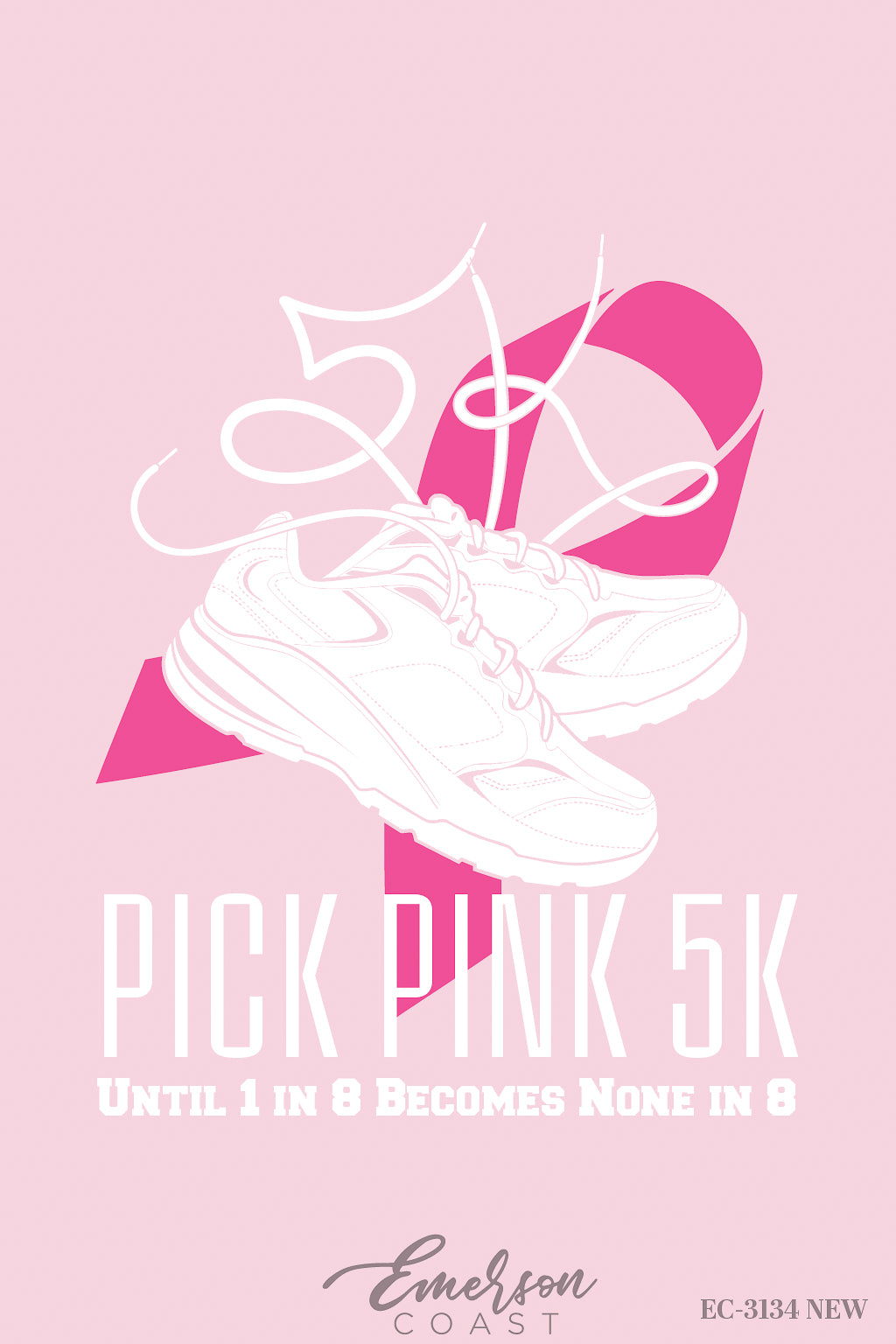 Zeta Tau Alpha Francis Marion University Think Pink 5K Tee