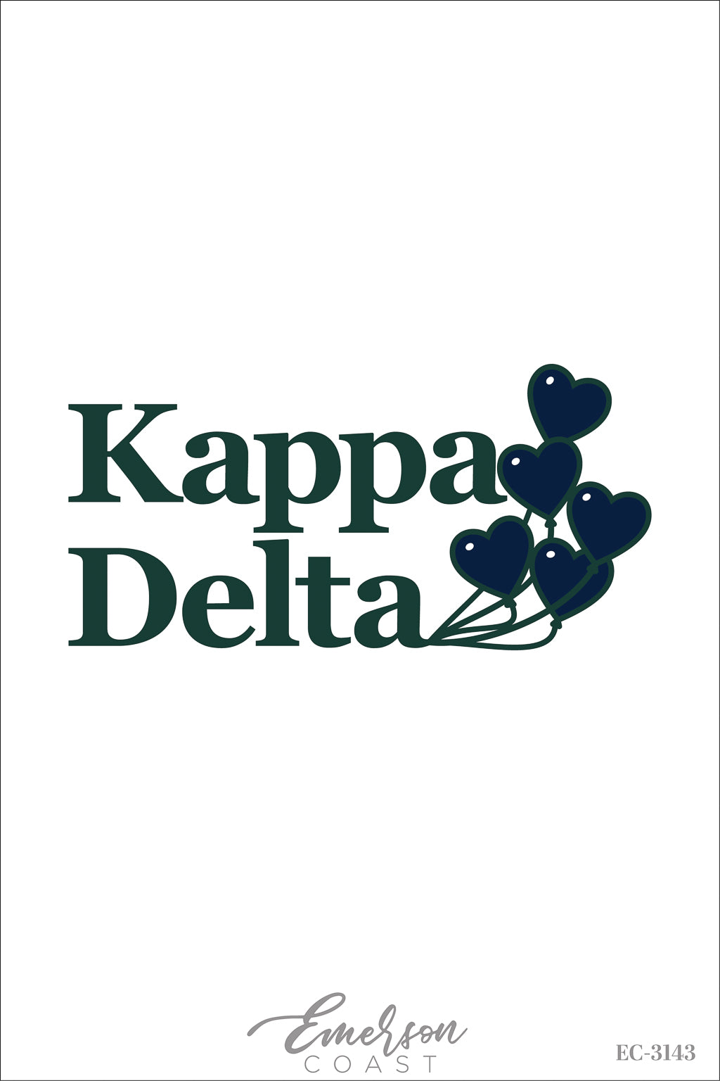 Kappa Delta Heart Balloons Recruitment Tee