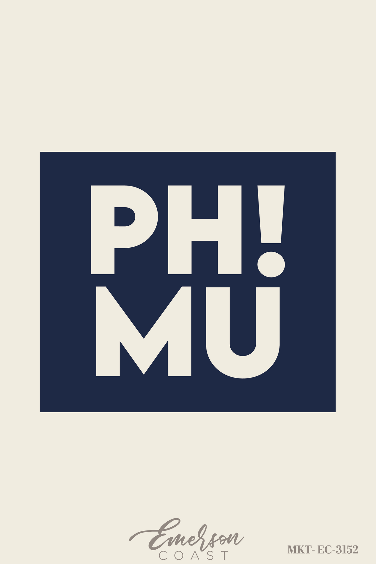 Phi Mu Navy Patch PR Set