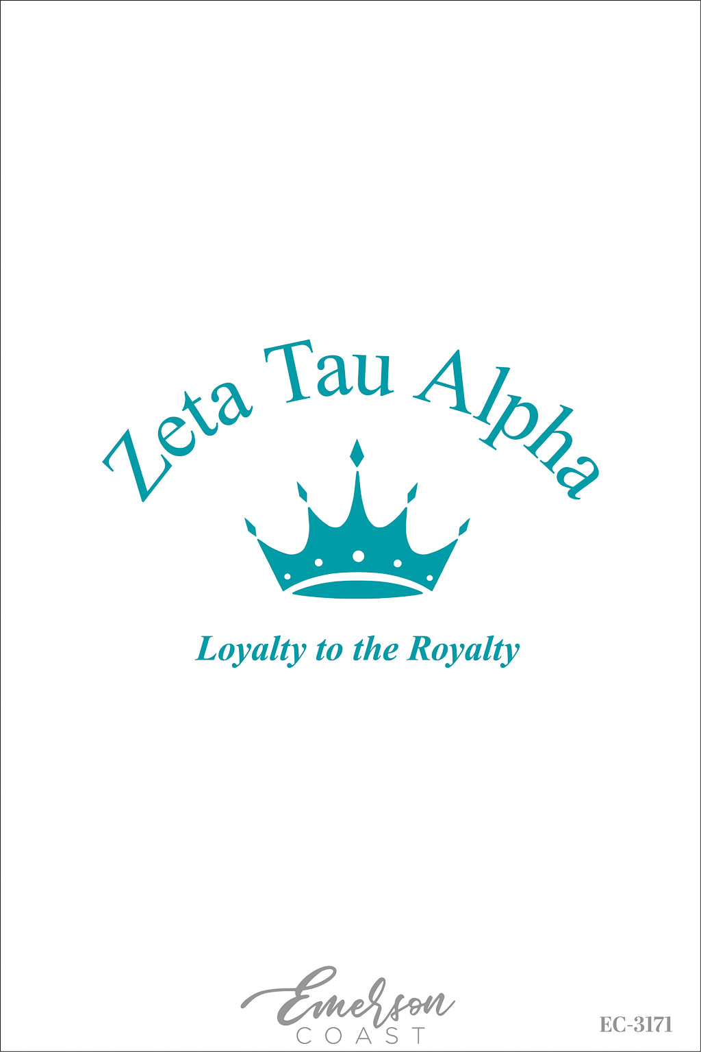 Zeta Tau Alpha Loyalty To The Royalty Bid Day Tee