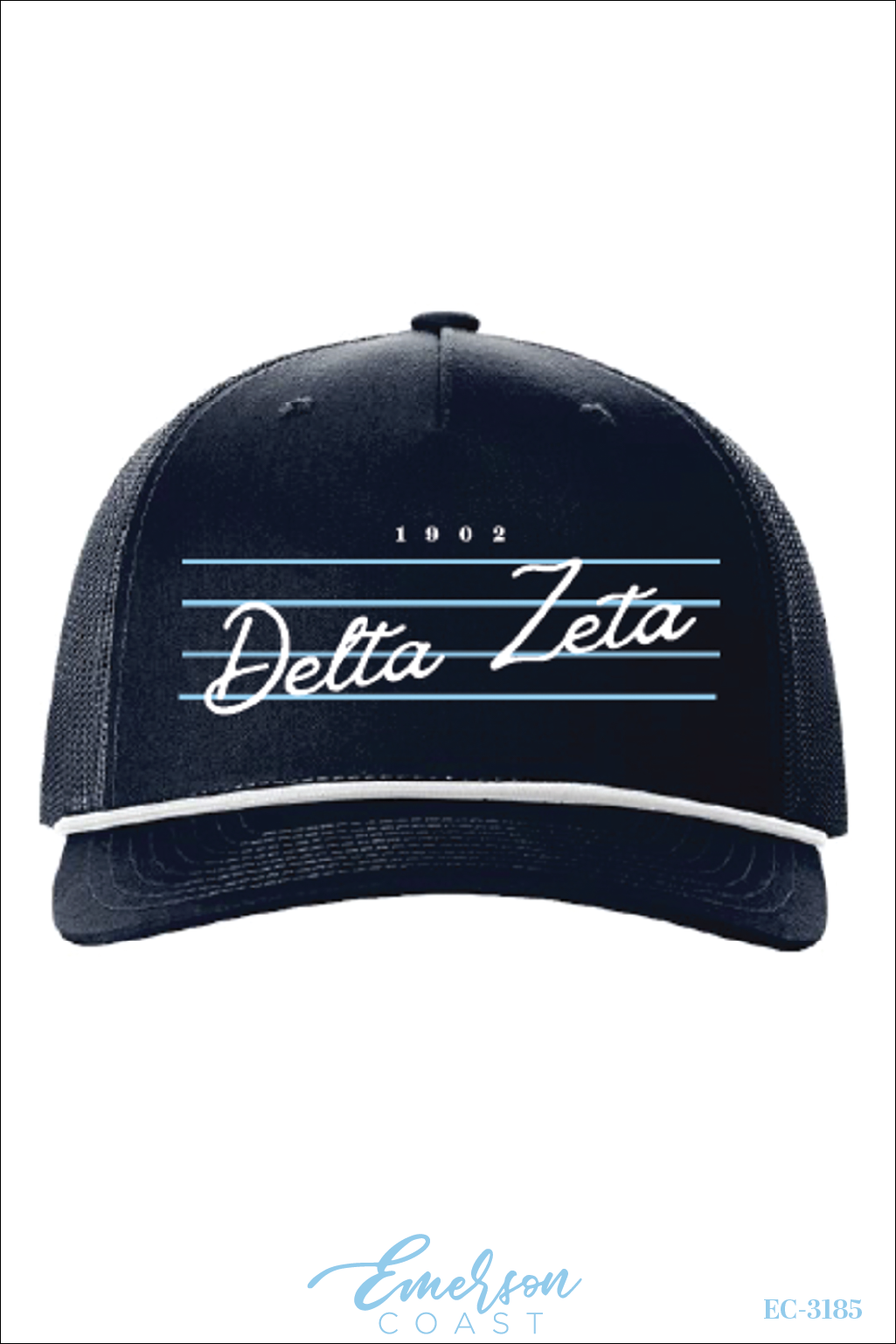 Delta Zeta University of South Carolina Navy Roper Hat
