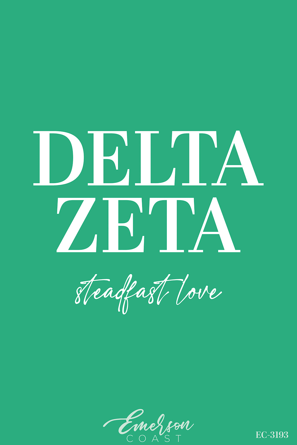 Delta Zeta Green Steadfast Love Recruitment Tee