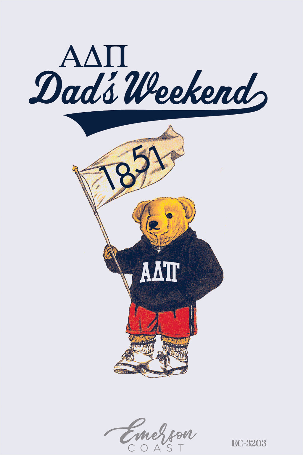 Alpha Delta Pi Samford University Dad's Weekend Bear Sweatshirt
