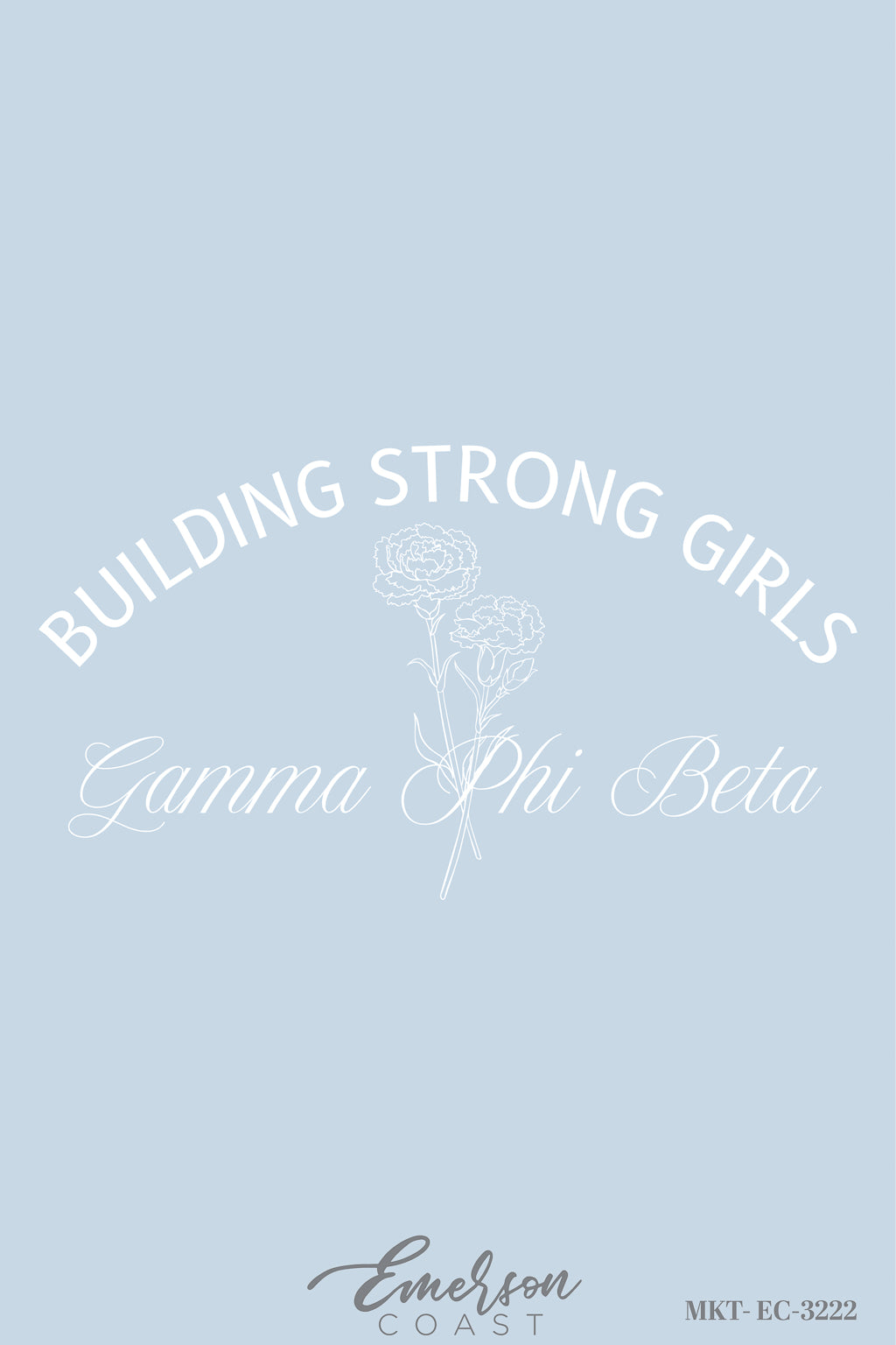 Gamma Phi Beta Building Strong Girls Philanthropy Recruitment Tee