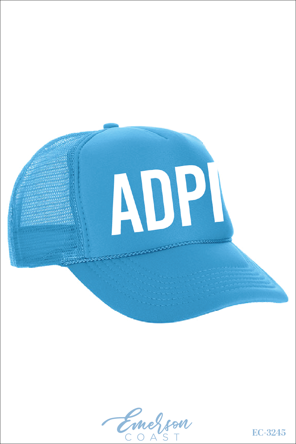 Alpha Delta Pi Blue Bid Day Trucker Hat
