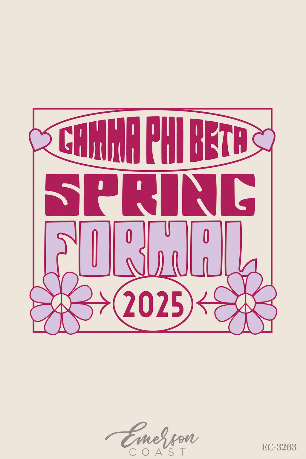 Gamma Phi Beta University of Alabama Spring Formal Tshirt