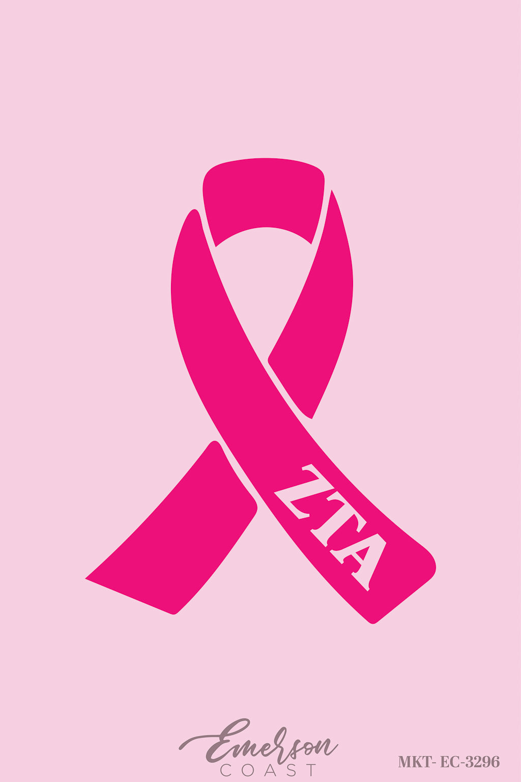 Zeta Tau Alpha Georgia Southern University Think Pink Ribbon Philanthropy Shirt