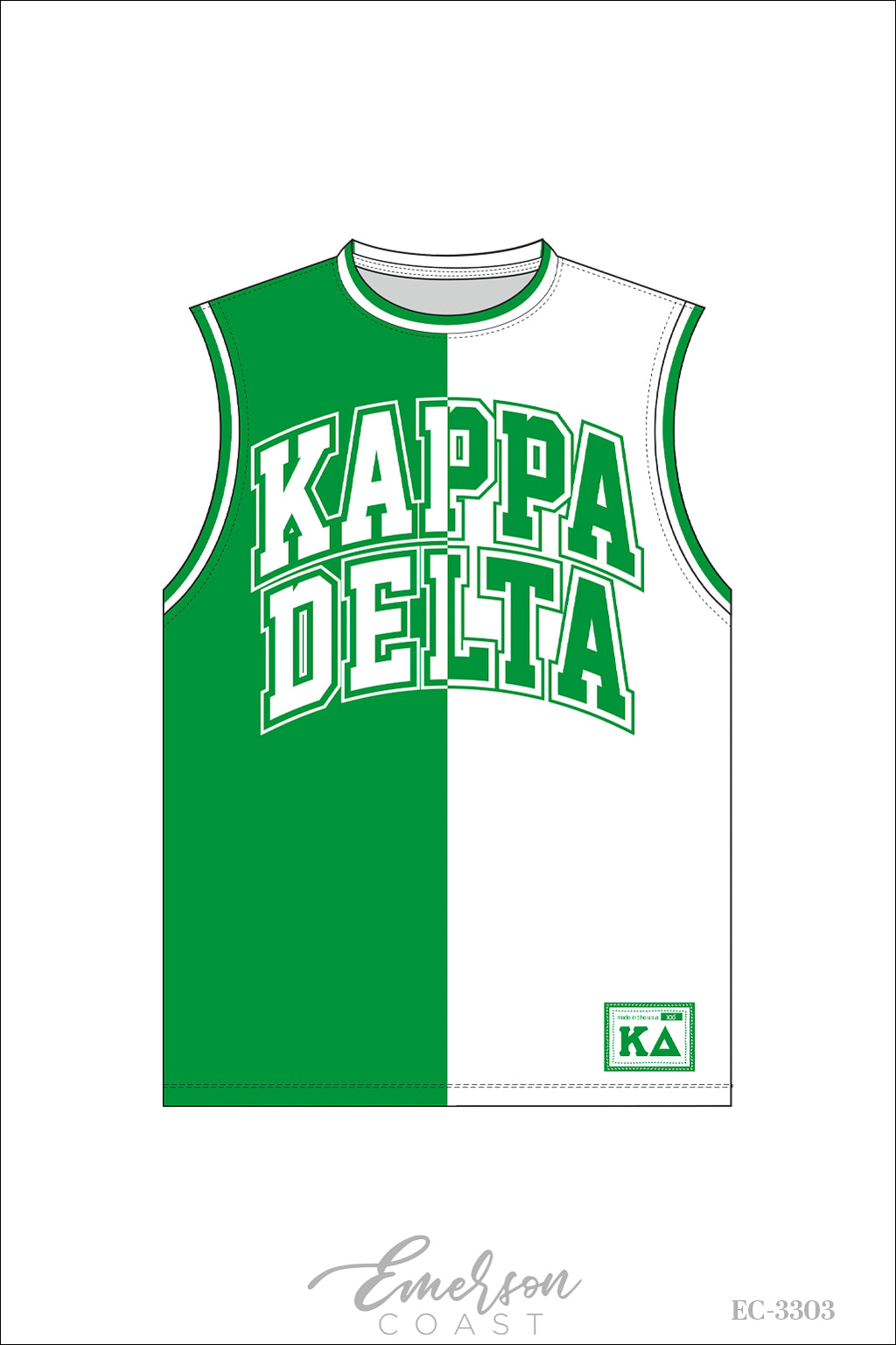 Kappa Delta Kelly Green Sublimated Jersey