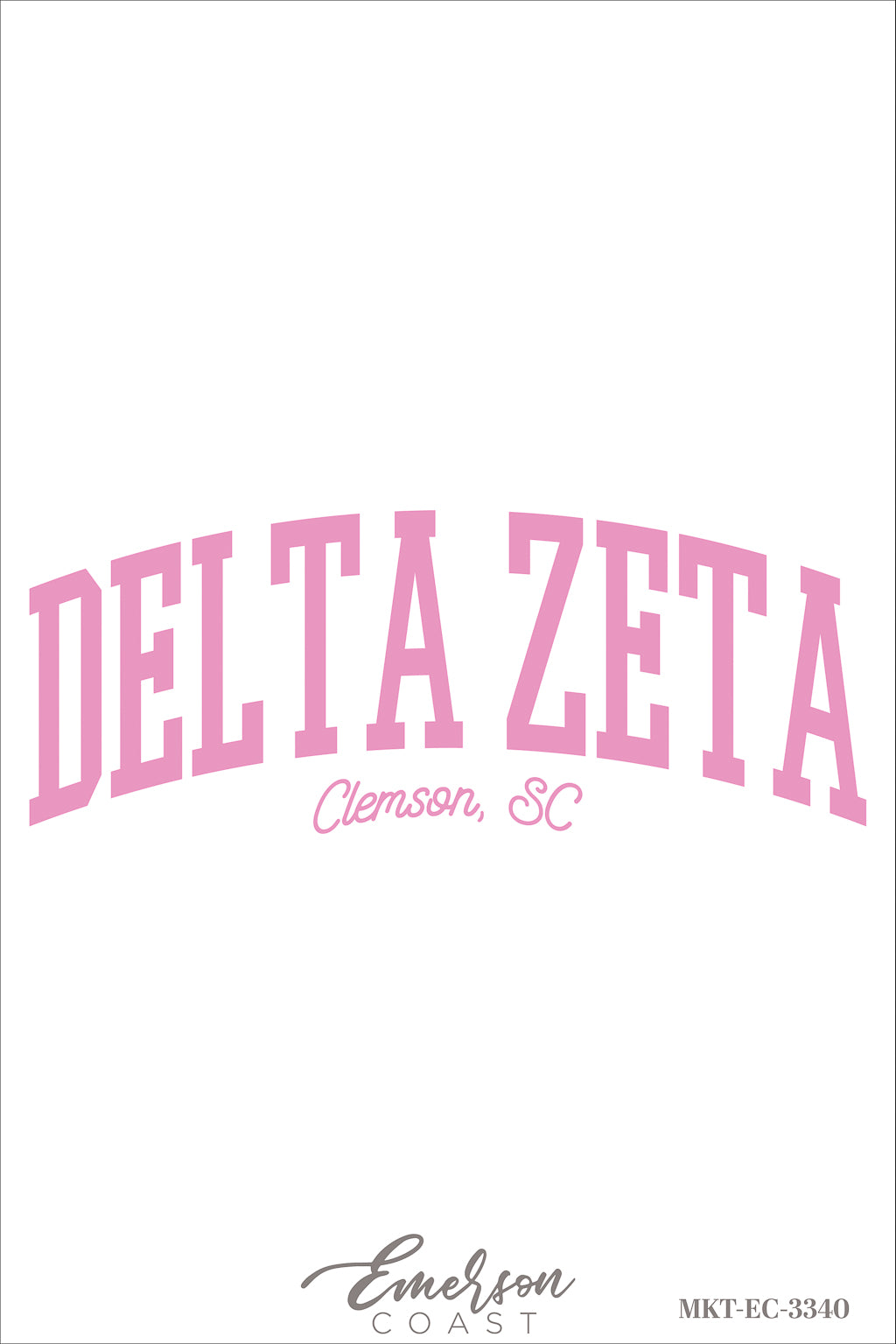 Delta Zeta Clemson University Exec Crewneck