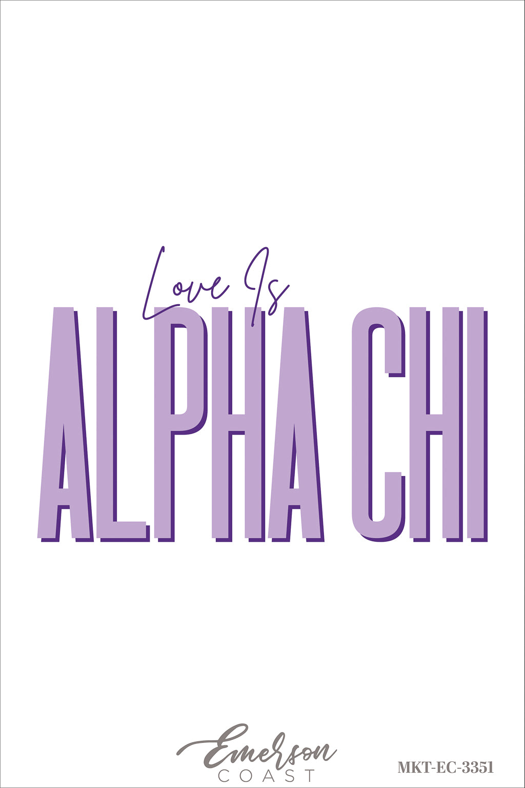 Alpha Chi Omega Love Is AXO Recruitment Slouchy Tee