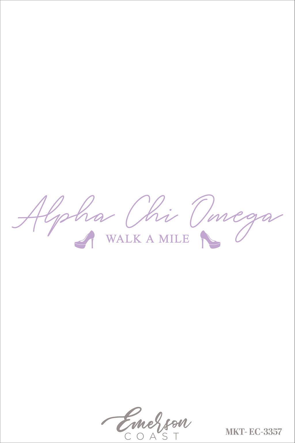 Alpha Chi Omega Walk A Mile Philanthropy Tee