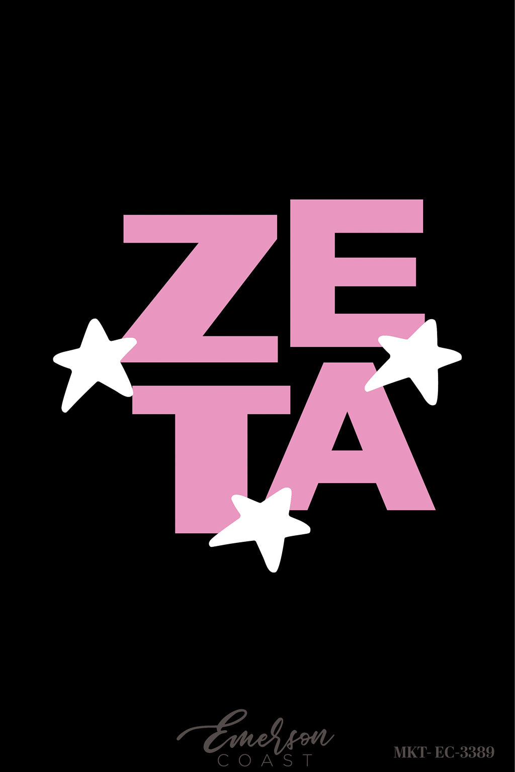 Zeta Tau Alpha Baylor University Black PR Hoodie