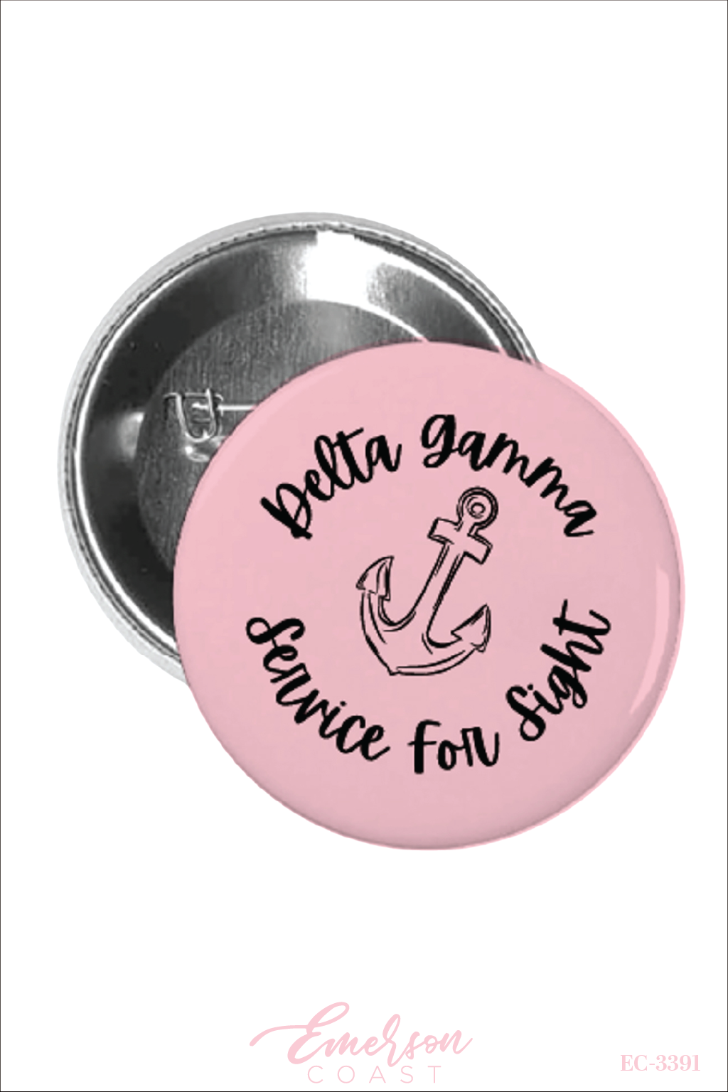 Delta Gamma Texas Tech University Service For Sight Button