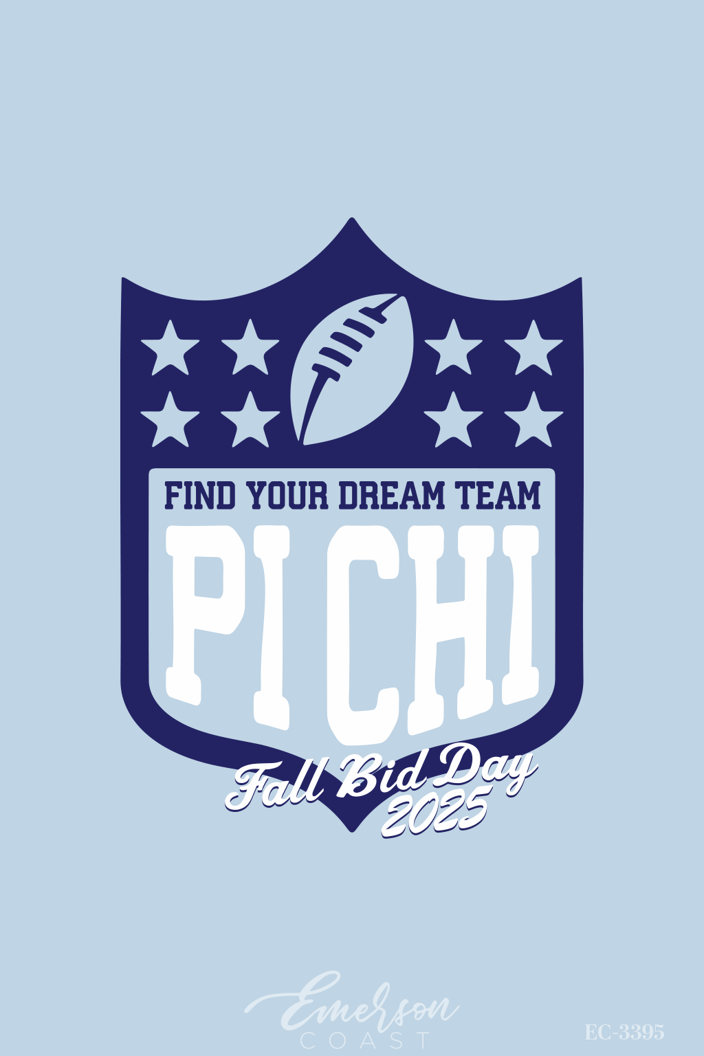 Panhellenic Pi Chi Find Your Dream Team Bid Day Tee