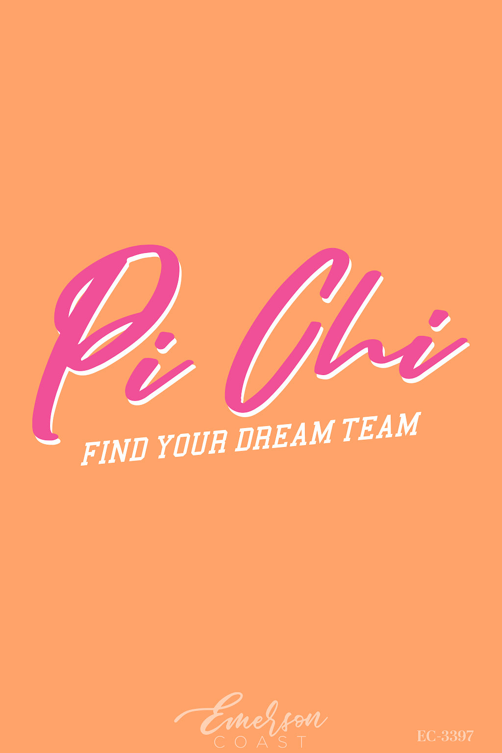 Panhellenic Pi Chi Orange Reversible Jersey