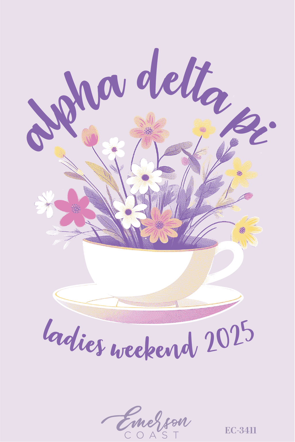 Alpha Delta Pi Missouri State University Ladies Weekend Teacup Tee