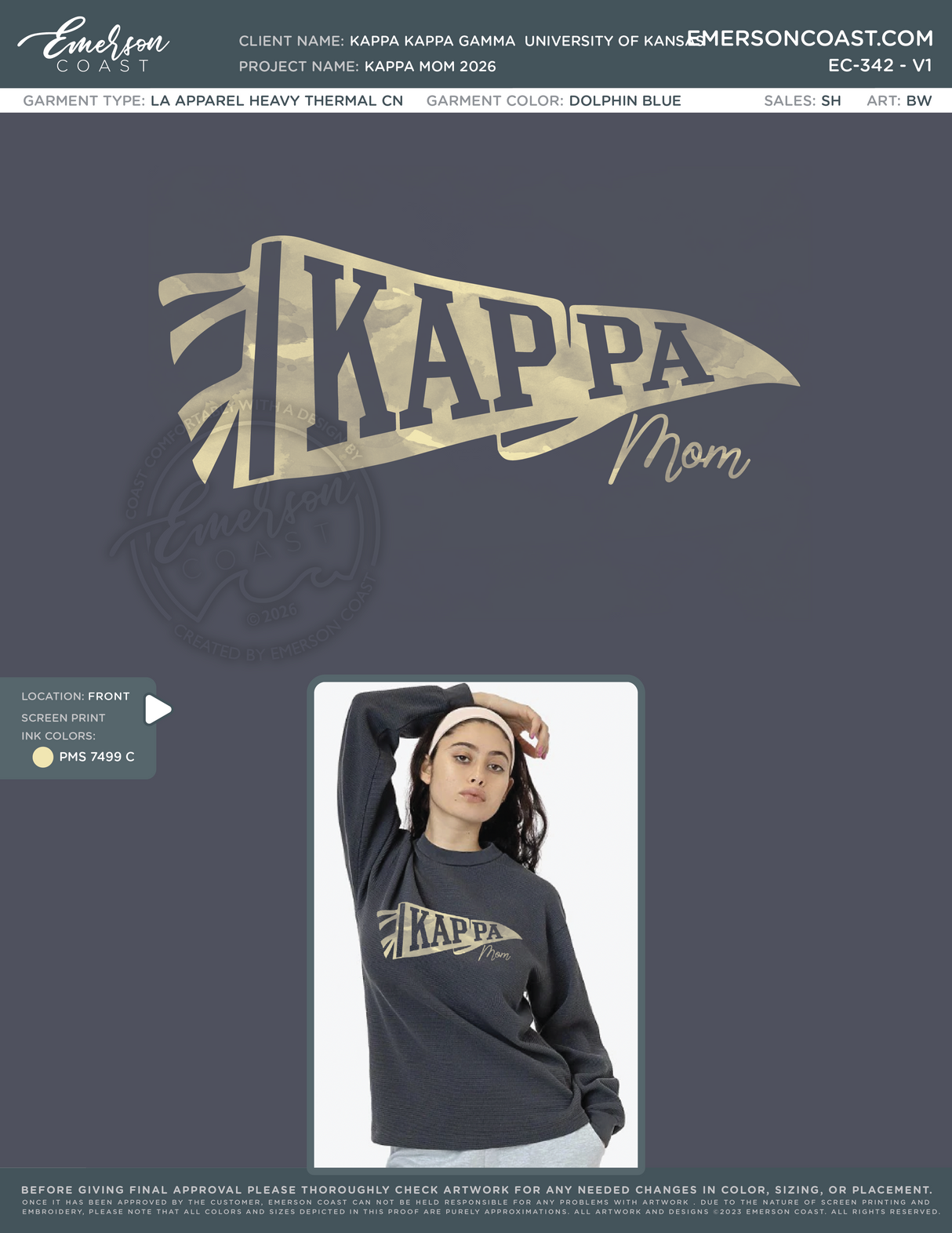 EC-342 NEW Kappa Kappa Gamma University of Kansas 2026-MD