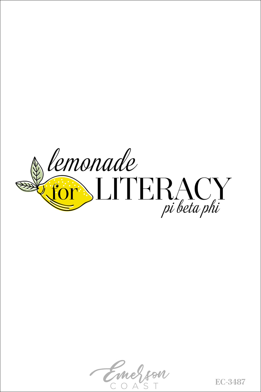Pi Beta Phi University of Georgia Lemonade For Literacy Tshirt