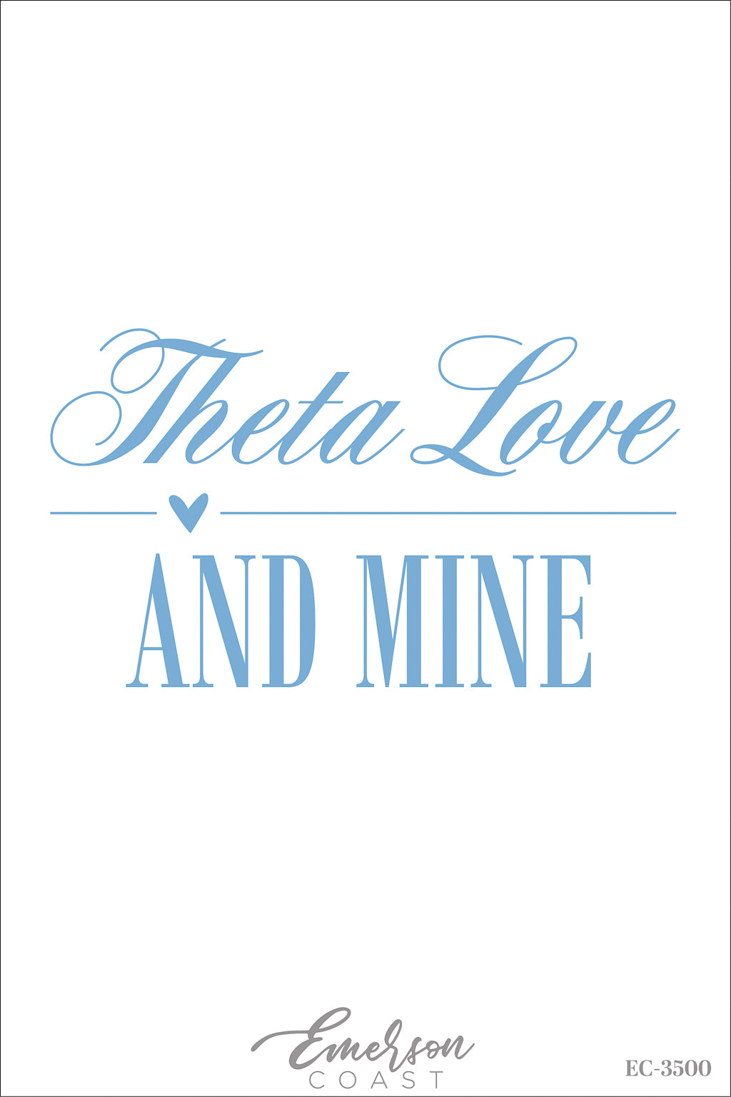 Kappa Alpha Theta Love And Mine Recruitment Tee