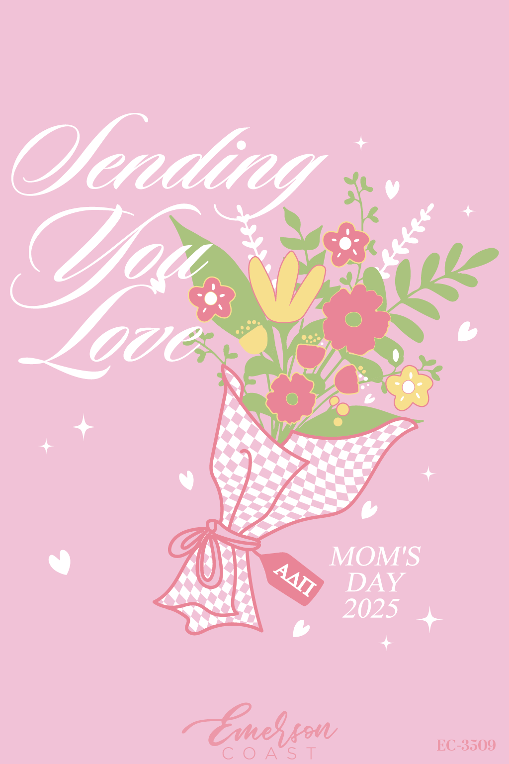 Alpha Delta Pi Kansas State University Mom's Weekend Sending You Love Tee