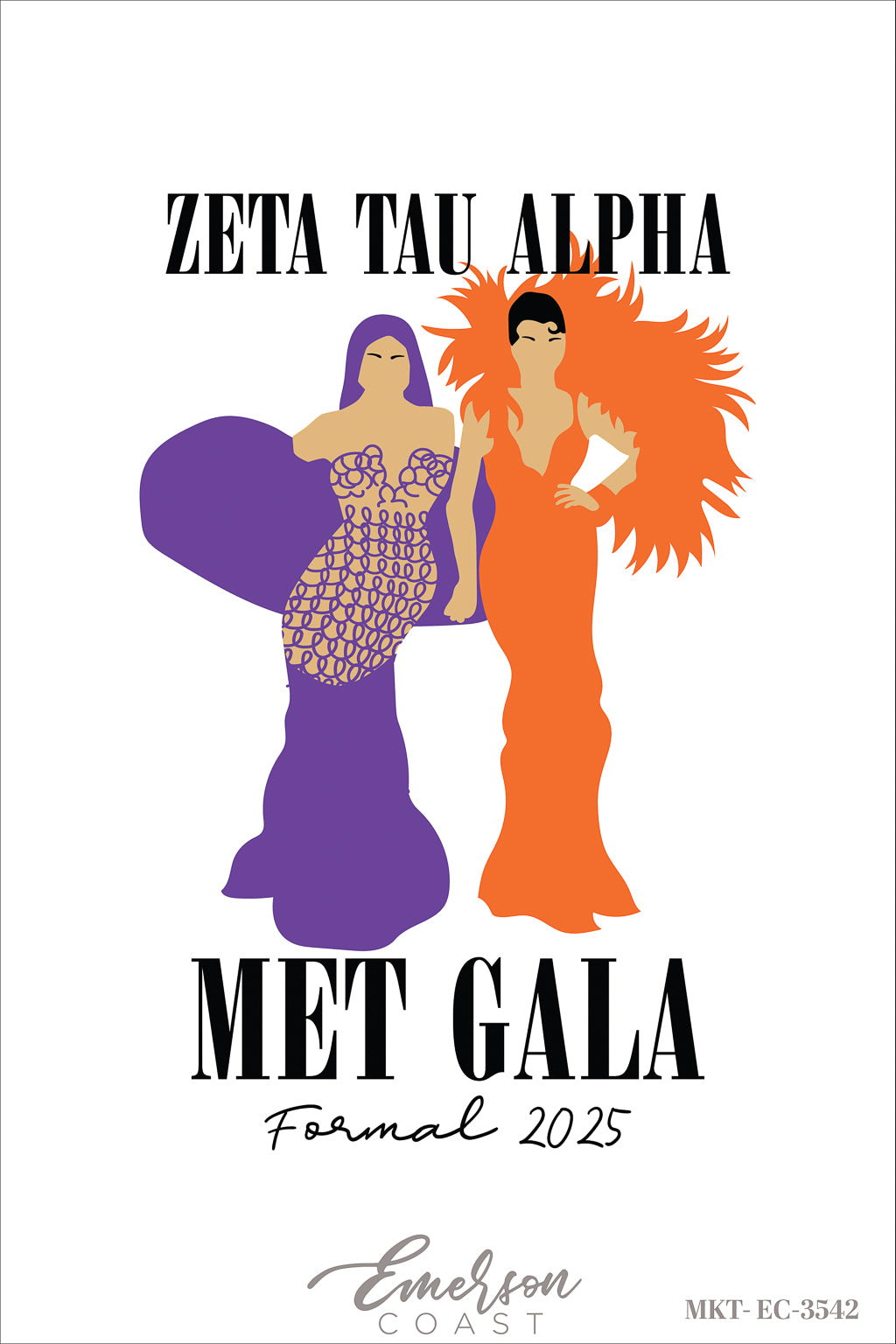 Zeta Tau Alpha Met Gala Formal Tee