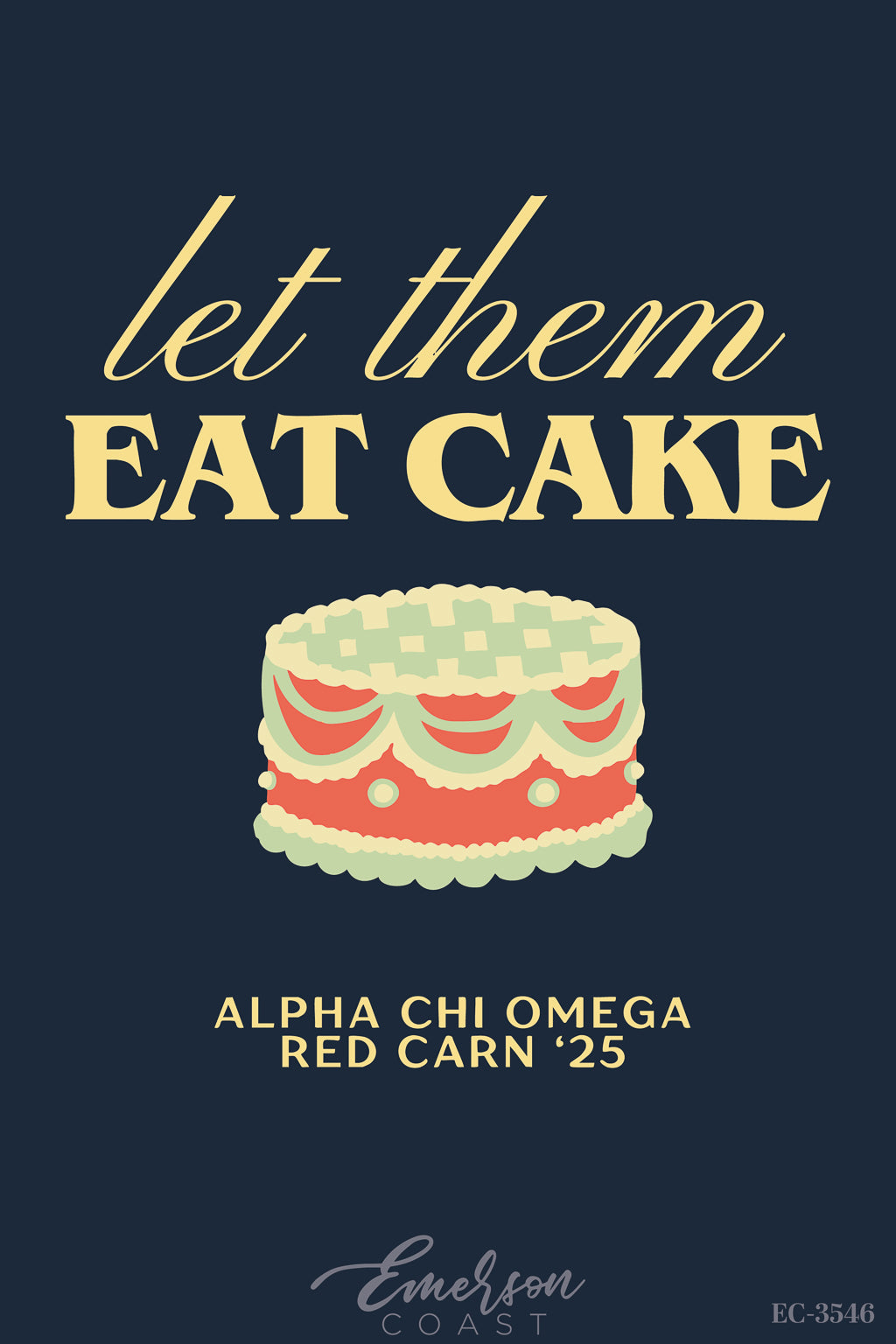 Alpha Chi Omega Oklahoma City University Let Them Eat Cake Tee