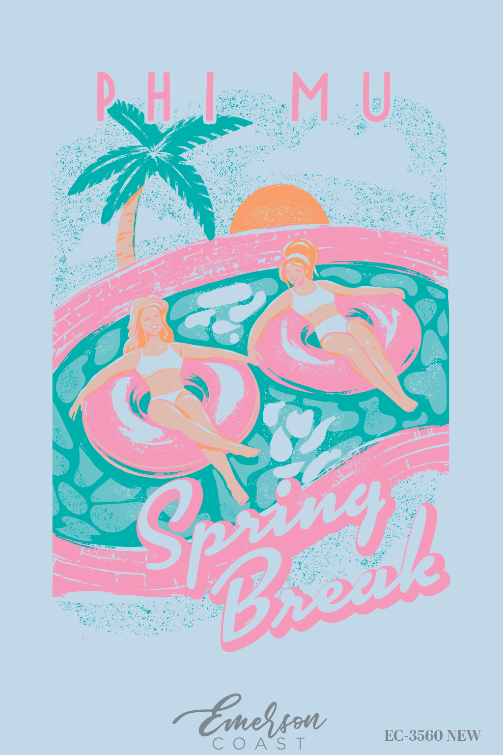 Phi Mu Troy University Spring Break Tee