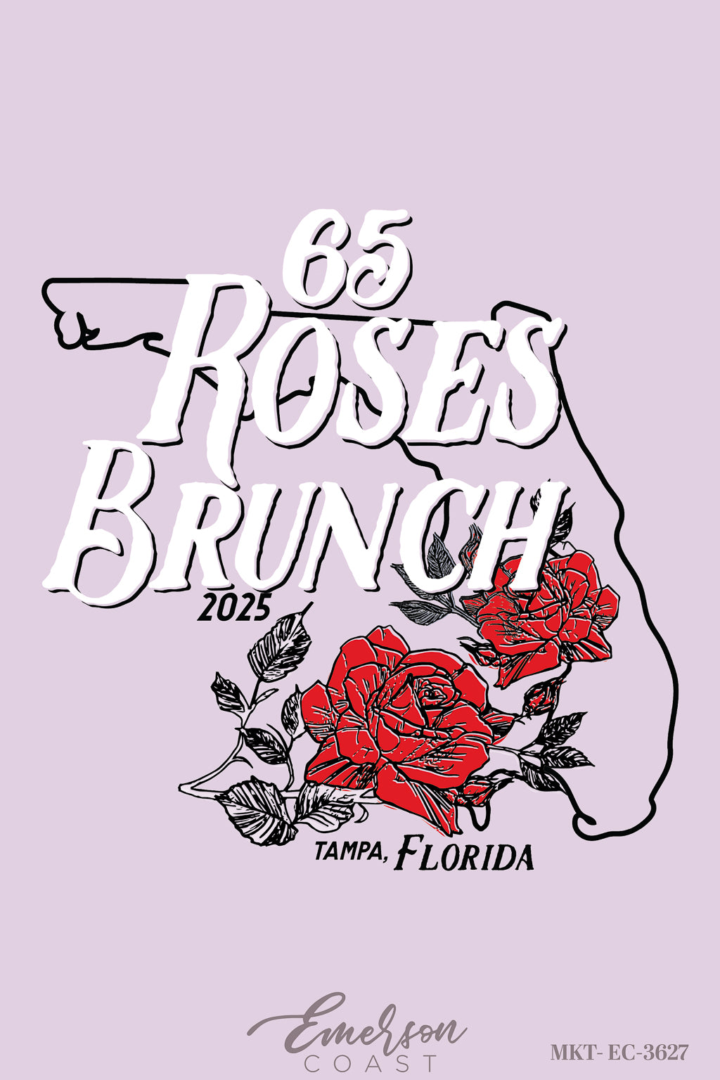 Delta Phi Epsilon University of Tampa Roses Brunch Tee
